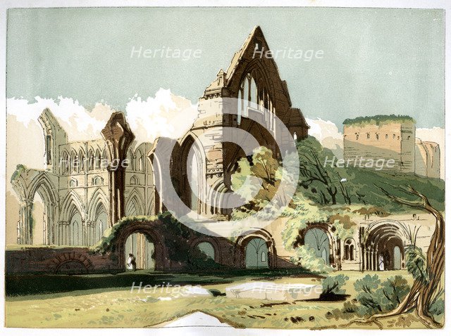 Dryburgh Abbey, c1850. Artist: Unknown