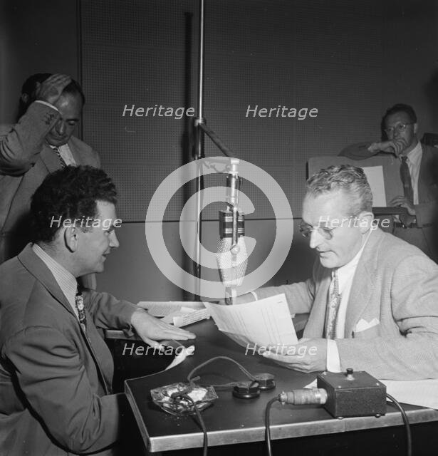 Portrait of Tommy Dorsey, WMCA, New York, N.Y., ca. Oct. 1947. Creator: William Paul Gottlieb.