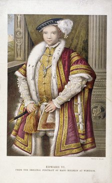 Edward VI, King of England, c1552, (1793). Artist: Francesco Bartolozzi