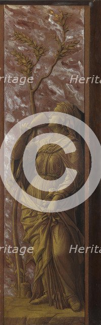 A Woman Drinking, c. 1500. Artist: Mantegna, Andrea (1431-1506)