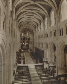 'Buckfast Abbey Church (Interior)', late 19th-early 20th century. Artist: Unknown.