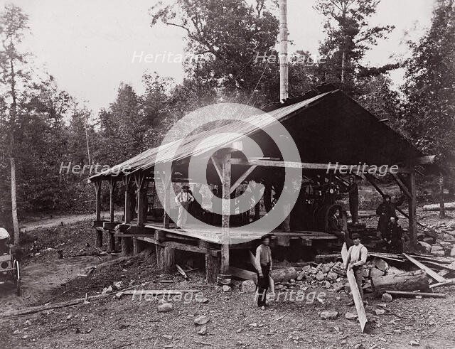 Government Saw Mill (Chattanooga), 1861-65. Creator: Andrew Joseph Russell.