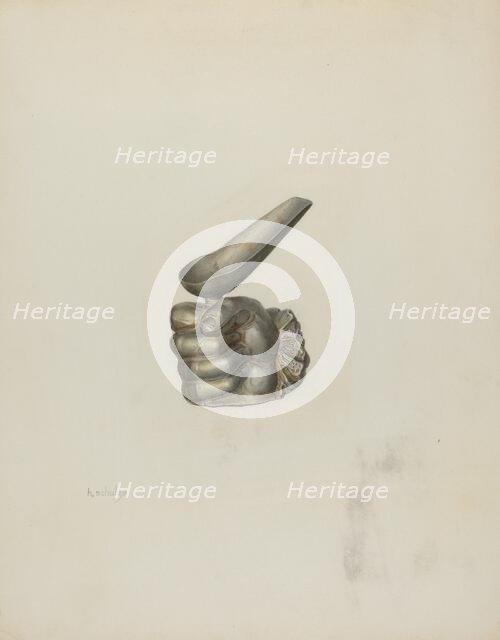 Pipe Stand, c. 1941. Creator: Maud Schmid.