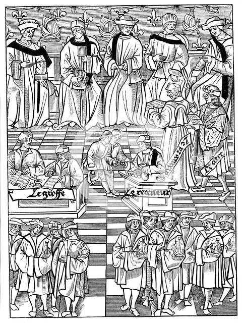 Assembly of the Provostship of the Merchants of Paris, 1528. Artist: Unknown