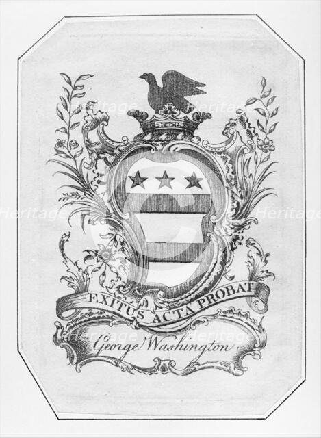 Bookplate of George Washington, 1772., 1772. Creator: Anon.