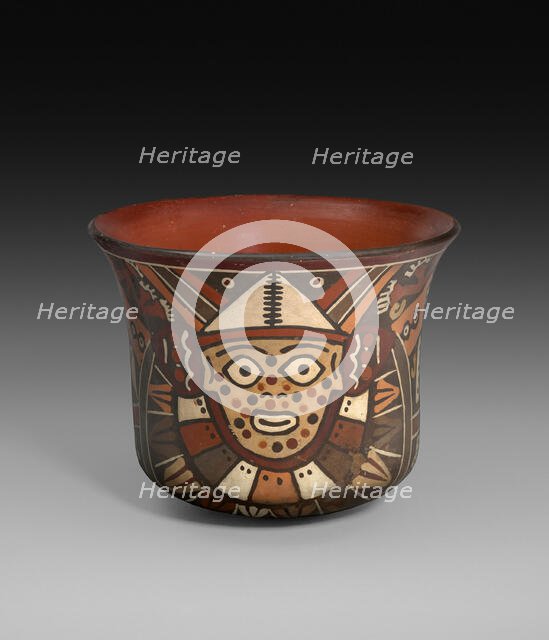 Bowl Depicting a Harvest-Festival Figure, 180 B.C./A.D. 500. Creator: Unknown.