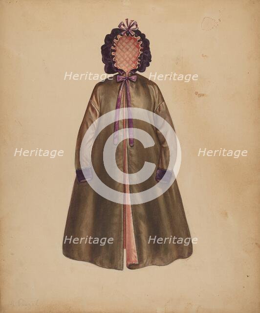 Lady's Pelisse, c. 1937. Creator: Jean Peszel.