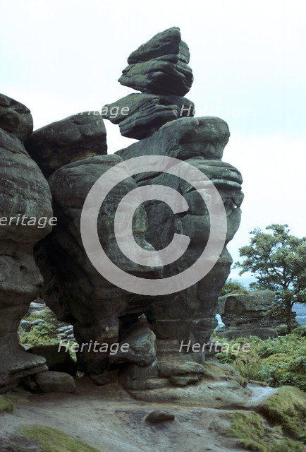 Brimham Rocks. Artist: Unknown
