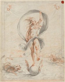 Allegorical Figure, probably c. 1588. Creator: Giuseppe Cesari.