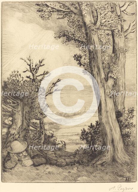 Siesta in the Country (Sieste dans la campagne). Creator: Alphonse Legros.