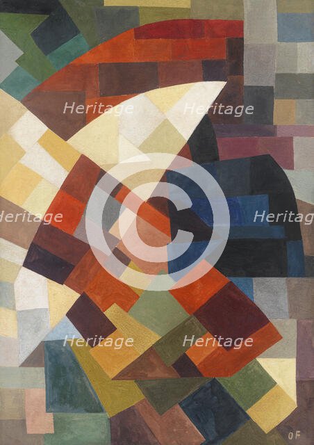 Composition, 1930. Creator: Freundlich, Otto (1878-1943).