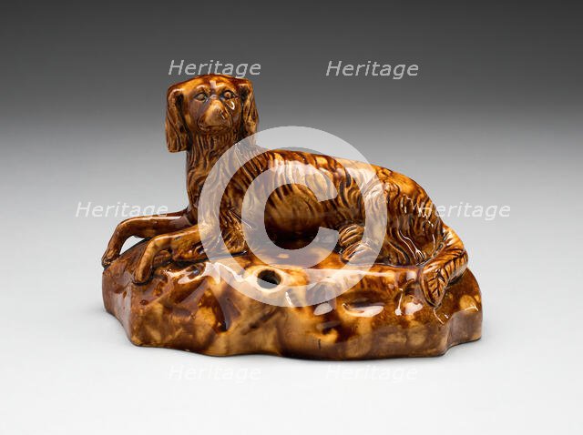 Inkstand, 1850/80. Creator: East Liverpool Pottery.