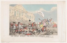 Sir Cecils Budget For Paying The National Debt , March 30, 1784., March 30, 1784. Creator: Thomas Rowlandson.