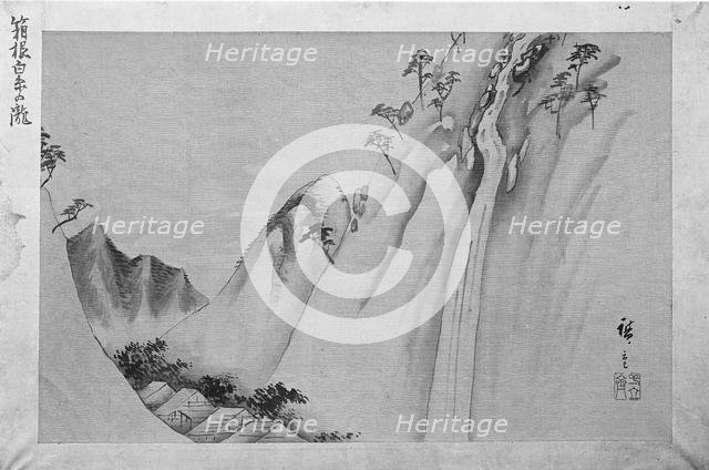 Shiraito Waterfall at Hakone, 19th century. Creator: Ando Hiroshige.