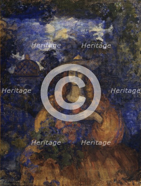 Design for the opera Carmen by G. Bizet, c. 1905. Artist: Sapunov, Nikolai Nikolayevich (1880-1912)