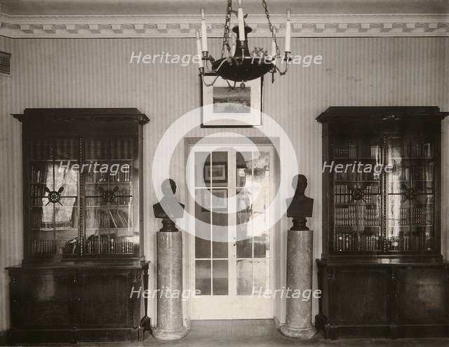 The Museum of the Imperial Pushkin Lyceum in Saint Petersburg, Russia, 1910s.   Artist: Karl Kubesch