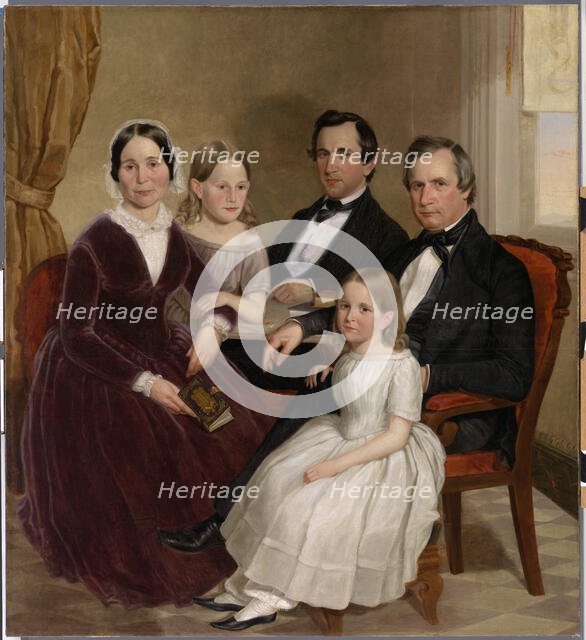 William Jervis Hough and Family, c. 1852-1853. Creator: J. Brayton Wilcox.