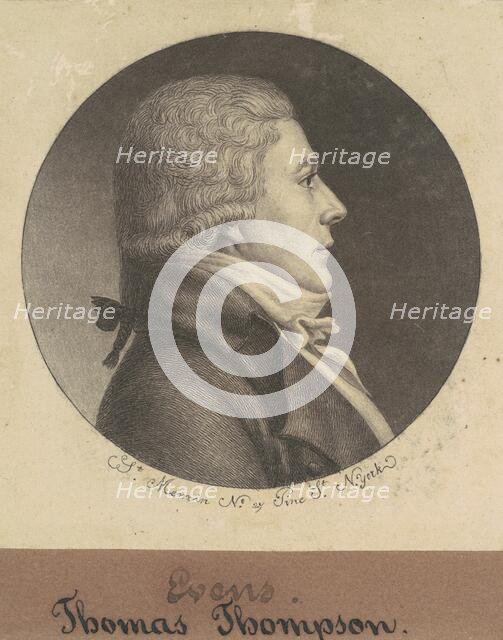 Thomas Thompson, 1797. Creator: Charles Balthazar Julien Févret de Saint-Mémin.