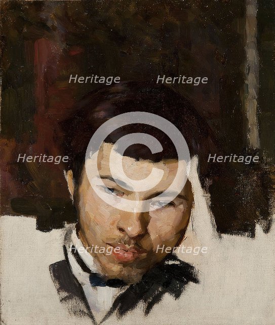 Self-portrait, c1880. Creator: Serov; Valentin Alexandrovich (1865-1911).