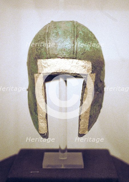 Macedonian helmet, 3rd century BC. Artist: Anon