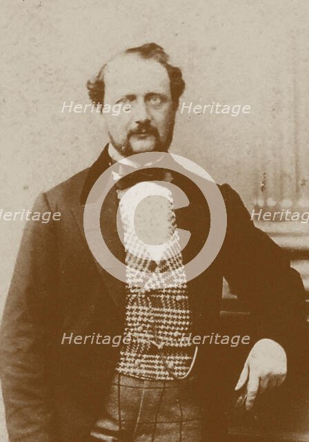 Portrait of the composer Theodore Eisfeld (1816-1882). Creator: Photo studio W. Klauser.