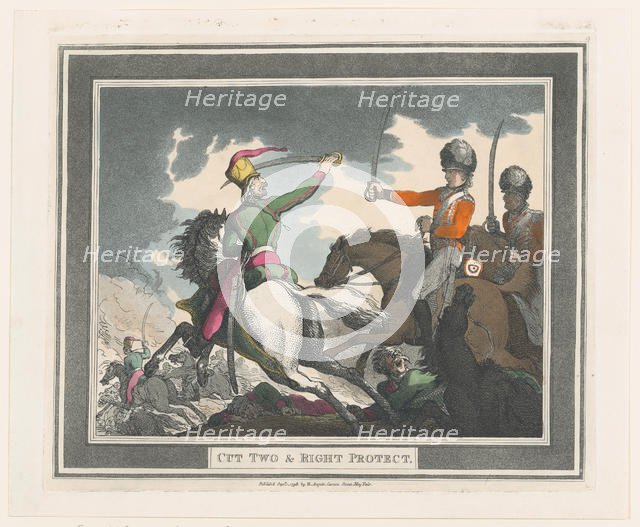 Cut Two & Right Protect, September 1, 1798., September 1, 1798. Creator: Thomas Rowlandson.