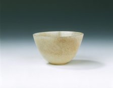 Circular jade cup, Ming dynasty, China, 1368-1644. Artist: Unknown