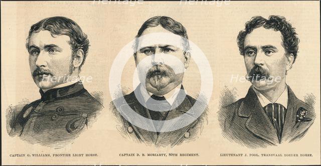 'Officers Killed in the Zulu War', 1879.  Creator: Unknown.