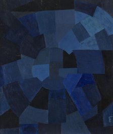 Composition in Blue, 1931. Creator: Freundlich, Otto (1878-1943).
