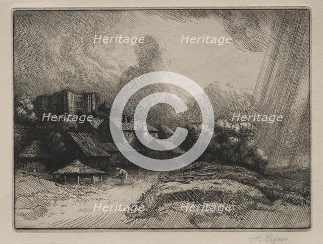 The Abbey Farm. Creator: Alphonse Legros (French, 1837-1911).