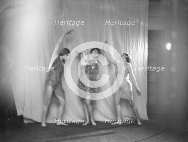 Elizabeth Duncan dancers and children, 1932 Creator: Arnold Genthe.