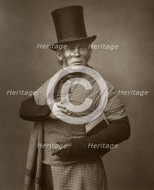 British actor Felix Morris in One Change, 1886.  Artist: Barraud