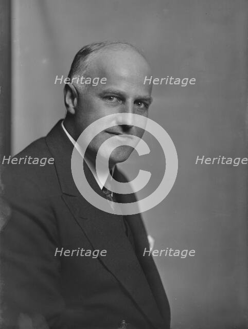 Mr. Frederick Hoover, portrait photograph, 1918 Sept. 18. Creator: Arnold Genthe.