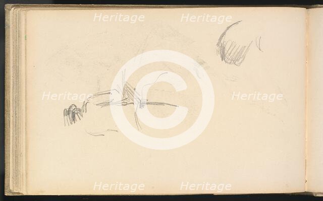 A Man seen from Behind, 1880/1883. Creator: Paul Cezanne.