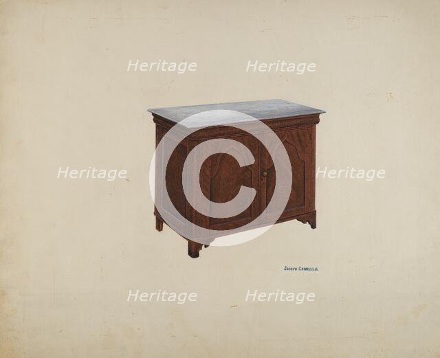 Washstand, c. 1941. Creator: Joseph Cannella.