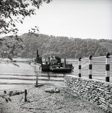 Car ferry, Lake Windermere, Lake District, c1955. Creator: Arthur Charles Kirby Ware.