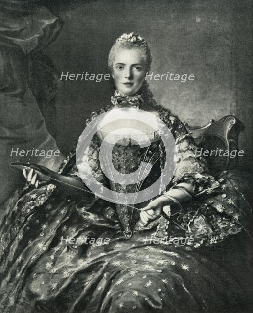 Madame Adélaïde tatting, 1756, (1903).  Creator: Unknown.
