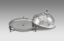 Butter dish, 1853/65. Creator: Gorham Manufacturing Company.