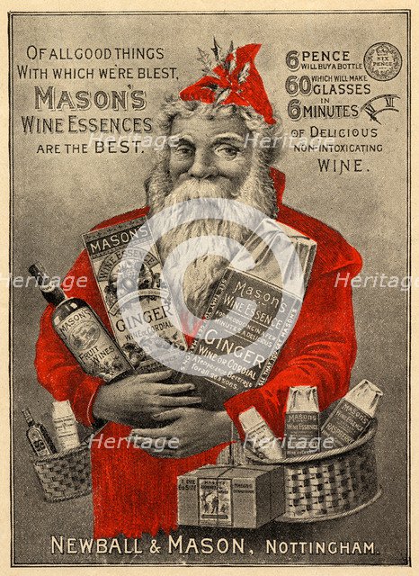 Mason’s Wine Essences, 19th century. Artist: Unknown