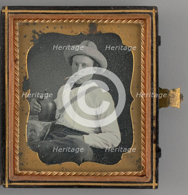 Untitled (Portrait of a Seated Man), 1853. Creator: Unknown.