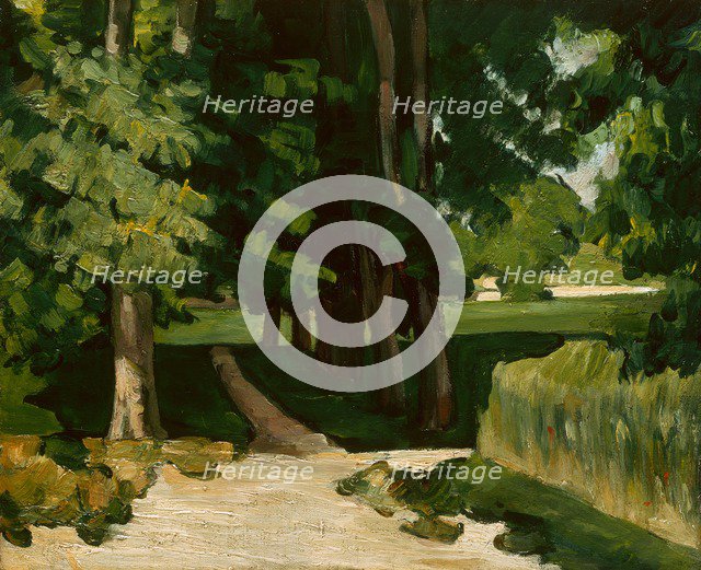 The Avenue at the Jas de Bouffan, 1869-1870. Artist: Cézanne, Paul (1839-1906)