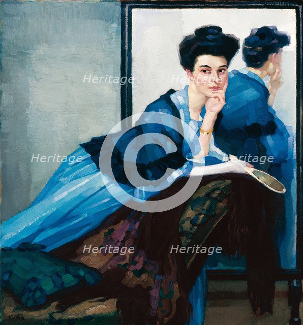 Lady in Blue, 1908.