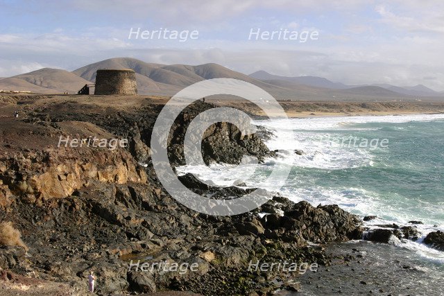 Tower, El Cotillo, Fuerteventura, Canary Islands.