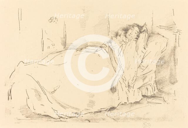 The Siesta, 1896. Creator: James Abbott McNeill Whistler.