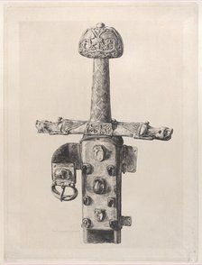 Sword of Charlemagne, 1864. Creator: Jules-Ferdinand Jacquemart.