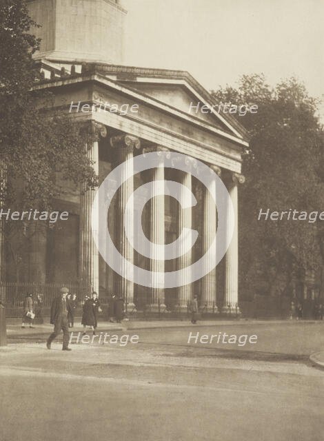 St Pancras Church. From the album: Photograph album - London, 1920s. Creator: Harry Moult.