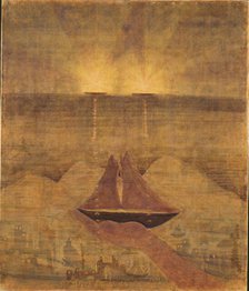 Sonata No. 5 (Sonata of the Sea). Andante, 1908. Creator: Ciurlionis, Mikalojus Konstantinas (1875-1911).