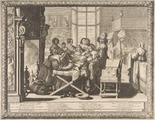 Childbirth, 1633. Creator: Abraham Bosse.