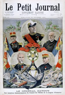 General Davout and members of the Council of the Legion d'Honneur, 1901. Artist: Unknown