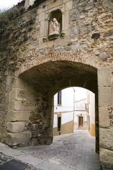 The arch of St Anne, Caceres, Spain, 2007. Artist: Samuel Magal